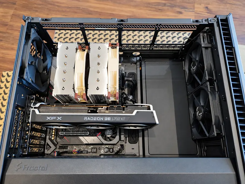 Einblick in einen individuell aufgebauten PC